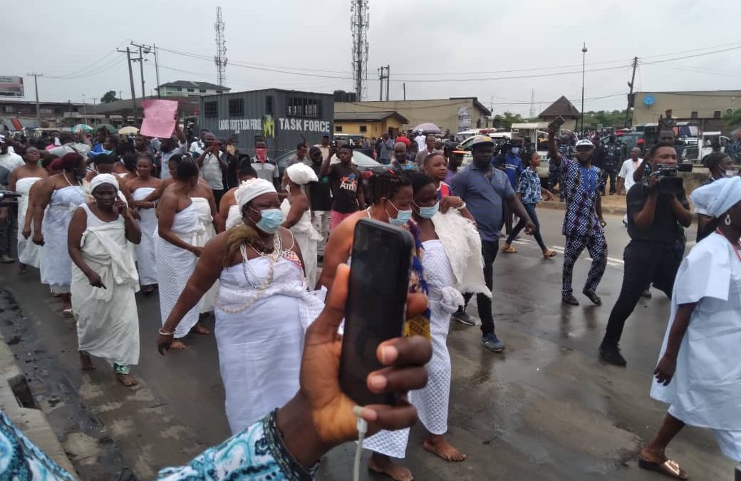 Yoruba Nation Rally: Police Disperse Protesters In Ojota
