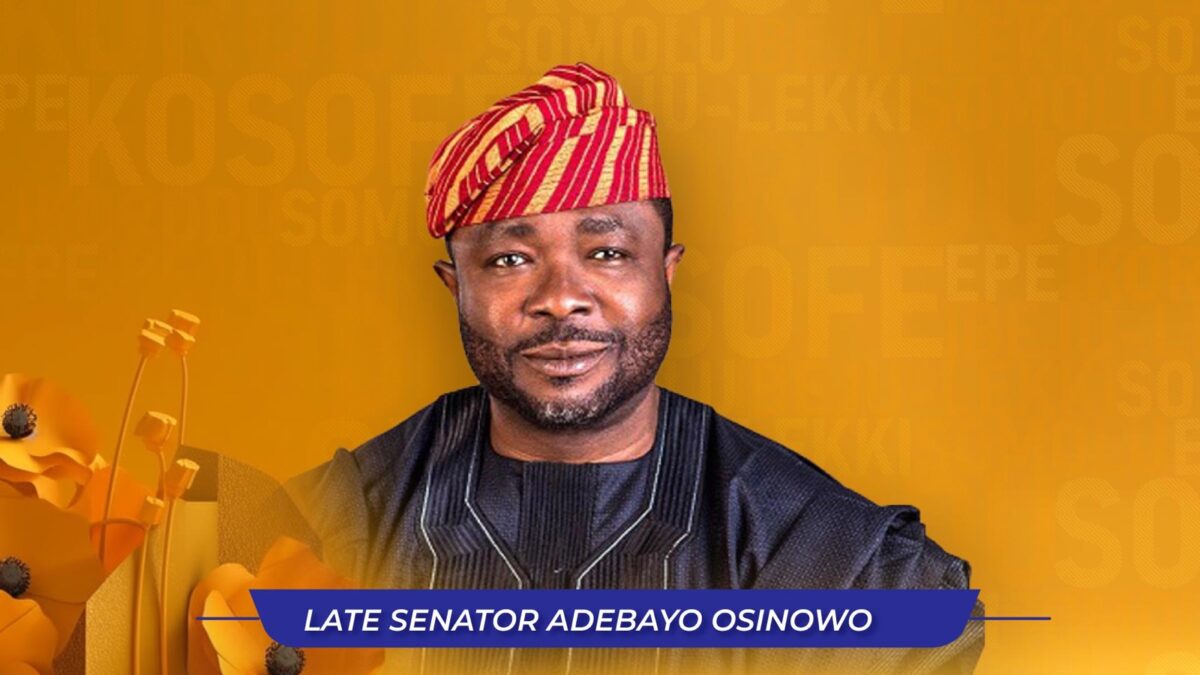 Senator Bayo Osinowo: Three Years After, Senator Abiru Remembers Predecessor, Prays For Repose of His Soul