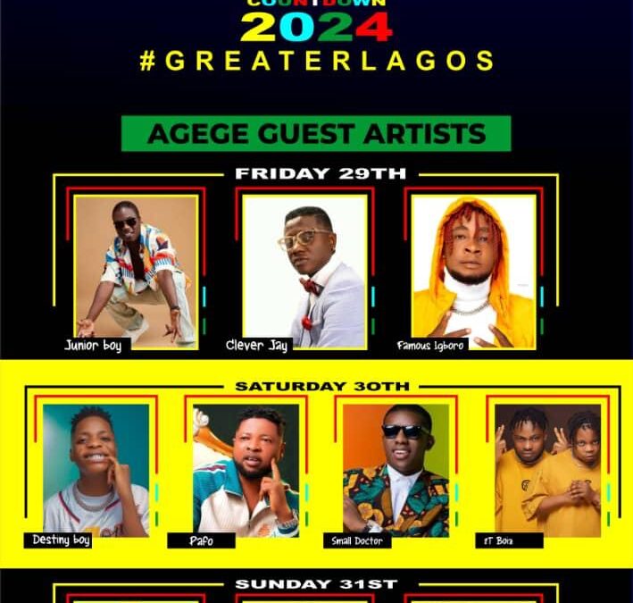 Lagos Unveils A-List Artists for Lagos Countdown 2023