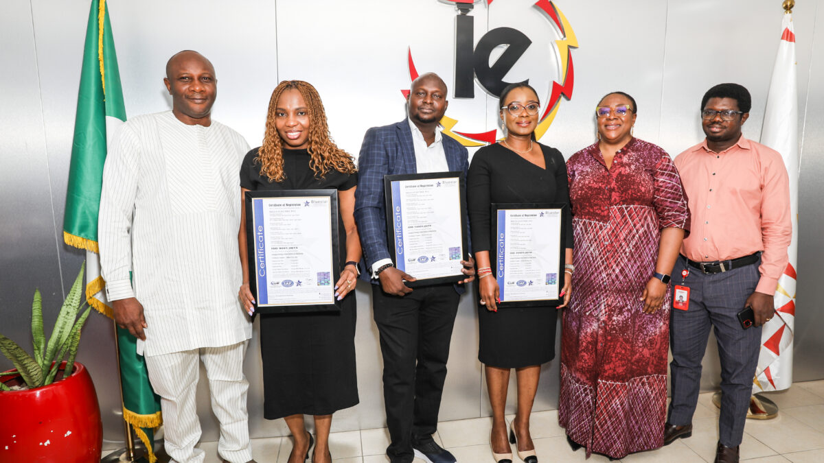IKEJA ELECTRIC BAGS INTEGRATED MANAGEMENT SYSTEM RECERTIFICATION